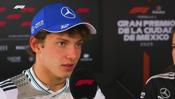 アンドレア・キミ・アントネッリ（メルセデス）：2025年F1メキシコシティGP