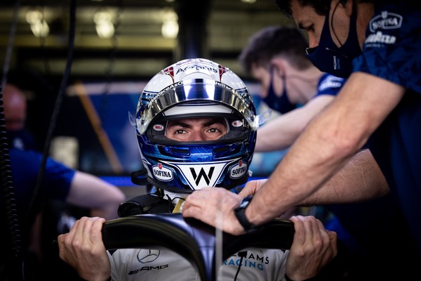 ニコラス・ラティフィ（ウィリアムズ）2021年F1ヘルメット