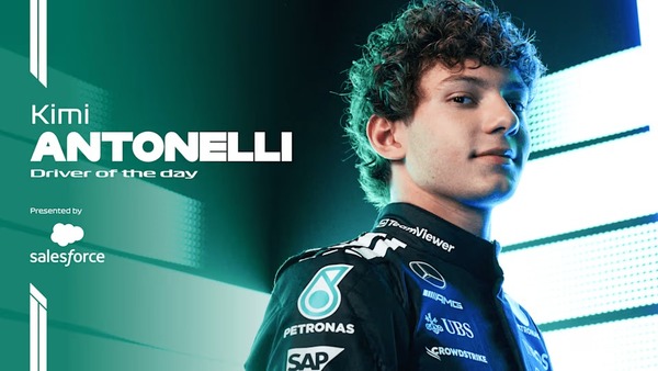 アンドレア・キミ・アントネッリ、ドライバー・オブ・ザ・デイ受賞：2025年F1カナダGP