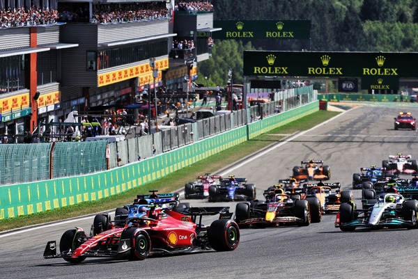 2022年F1ベルギーGPスタート