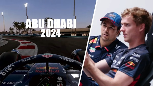 2024年F1アブダビGP ぺレスのバーチャルラップ