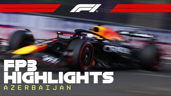 2025年F1アゼルバイジャンGP フリー走行3回目ハイライト