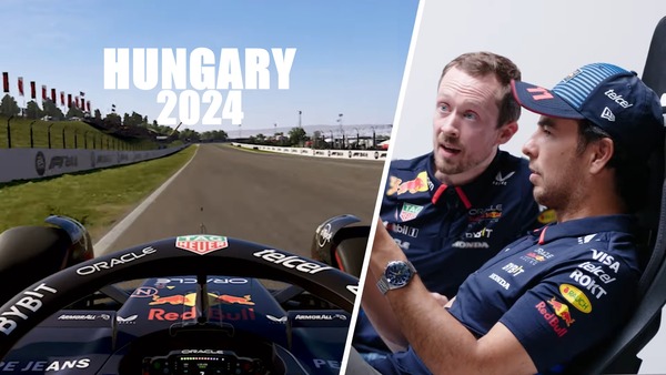 2024年F1ハンガリーGP ぺレスのバーチャルラップ