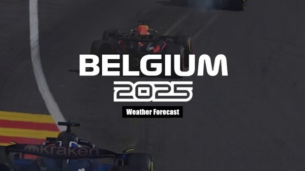 2025年F1ベルギーGPの天気予報