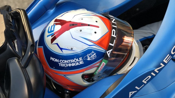 エステバン・オコン（アルピーヌ）2021年F1ヘルメット