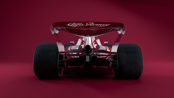 2022年F1マシンに描かれたアルファロメオの2021年カラーリング