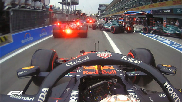 フェルスタッペンの車載カメラ映像