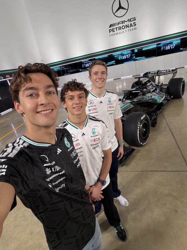 ジョージ・ラッセル、アンドレア・キミ・アントネッリ、フレデリック・ベスティ：2026年のメルセデスF1チーム