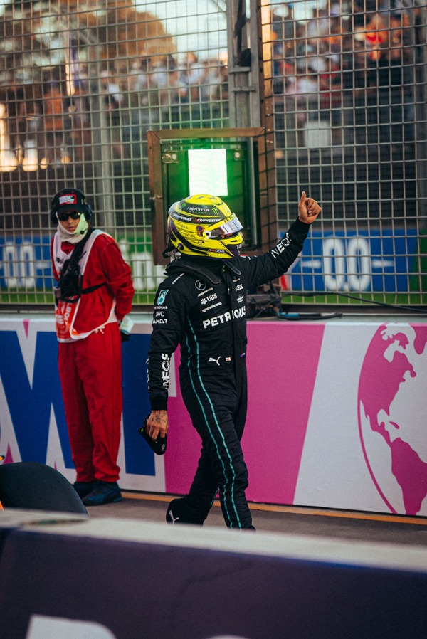 ルイス・ハミルトンの2022年F1レーシングスーツ