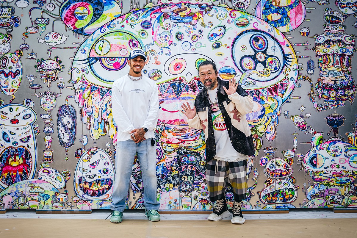 ルイス・ハミルトン 村上隆とのコラボ 日本仕様のヘルメット ルイス・ハミルトン 村上隆とのコラボ 日本仕様のヘルメット