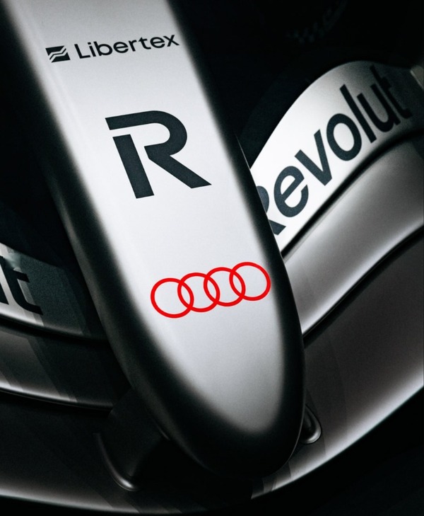 アウディの2026年F1マシンカラーリング