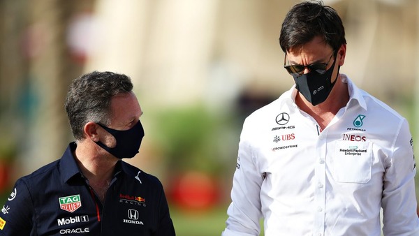 クリスチャン・ホーナー(レッドブルF1チーム代表)、トト・ヴォルフ(メルセデスF1チーム代表)
