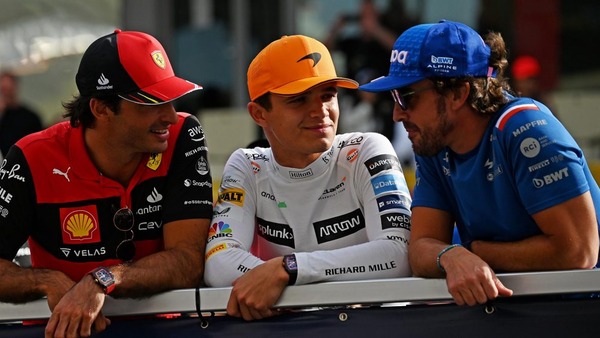 フェルナンド・アロンソ、ランド・ノリス、シャルル・ルクレール：2022年F1アブダビGP