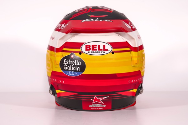 カルロス・サインツJr. 2022年F1ヘルメット