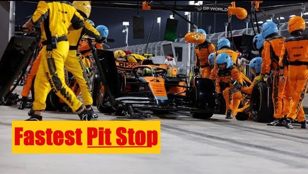 最速ピットストップはマクラーレン（ランド・ノリス）：2023年F1カタールGP