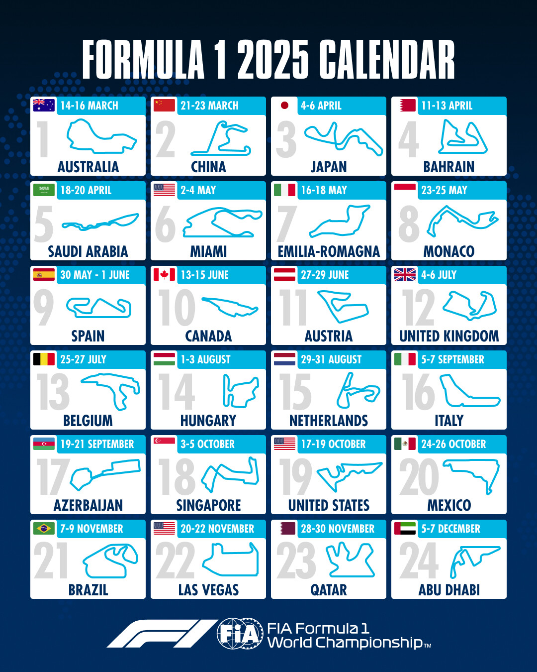 人気定番 2025年F1カレンダー F1通信jp : 手帳・カレンダー