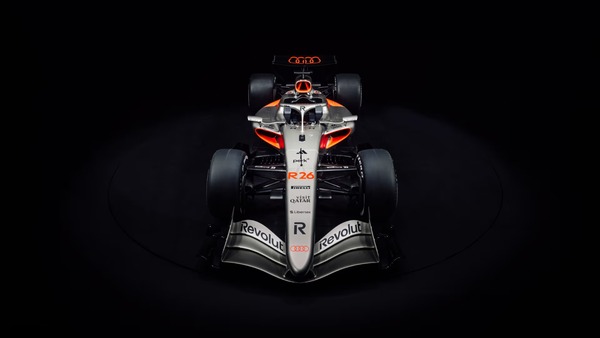 アウディの2026年F1マシンカラーリング