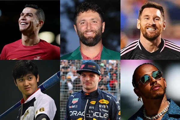 2024年世界スポーツ選手長者番付トップ50：大谷翔平13位 フェルスタッペン17位 ハミルトン21位