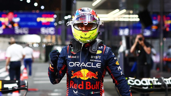 <b>セルジオ・ペレス 2023年F1ヘルメット（シューベルト製ヘルメット）</b>