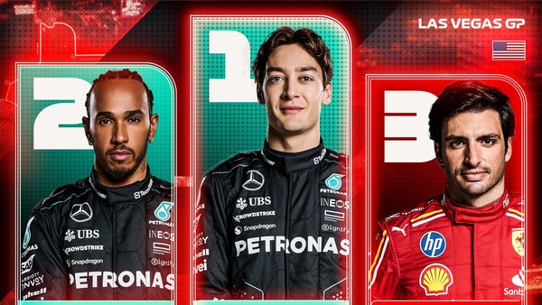 ハミルトン、ラッセル、サインツ:2024年F1ラスベガスGP