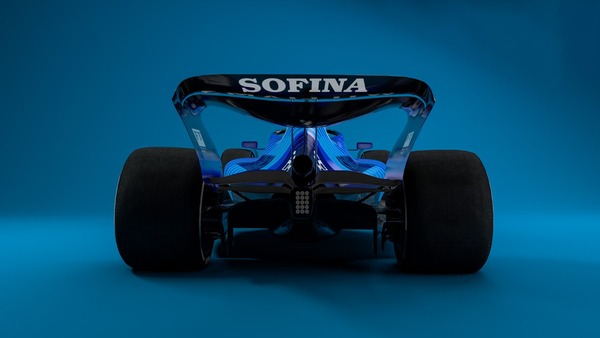 2022年F1マシンに描かれたウィリアムズの2021年カラーリング