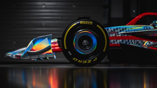 F1マシン:2020年ウィングの側面図