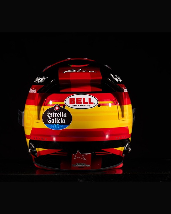 カルロス・サインツ 2023年F1ヘルメット(BELL製ヘルメット)