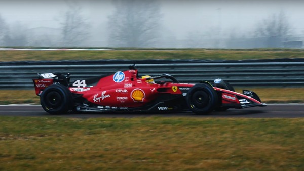 ルイス・ハミルトン、フェラーリ初走行：2025年1月22日
