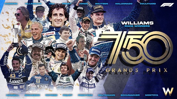 ウィリアムズ、F1参戦750回記念：2021年F1モナコGP