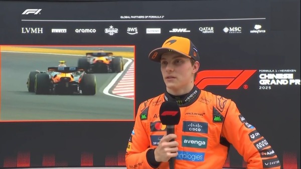 オスカー・ピアストリ、優勝:2025年F1中国GP