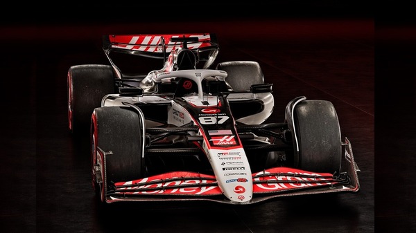 ハースの2025年F1マシンカラーリング : F1通信jp