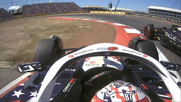 オリバー・ベアマン、角田裕毅を抜こうとしてスピン：2025年F1アメリカGP