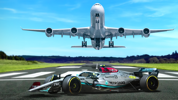 メルセデスは持続可能な航空燃料に投資する最初のグローバルスポーツチーム