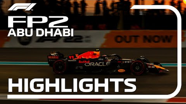 2022年F1アブダビGP フリー走行2回目ハイライト