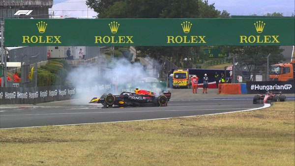 マックス・フェルスタッペン、360度スピン:2022年F1ハンガリーGP
