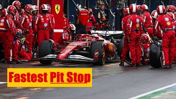 最速ピットストップはフェラーリ(シャルル・ルクレール):2025年F1オーストラリアGP