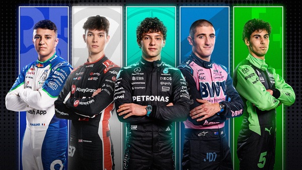 2025年F1ルーキー5人(2025年F1新人ドライバー5人)