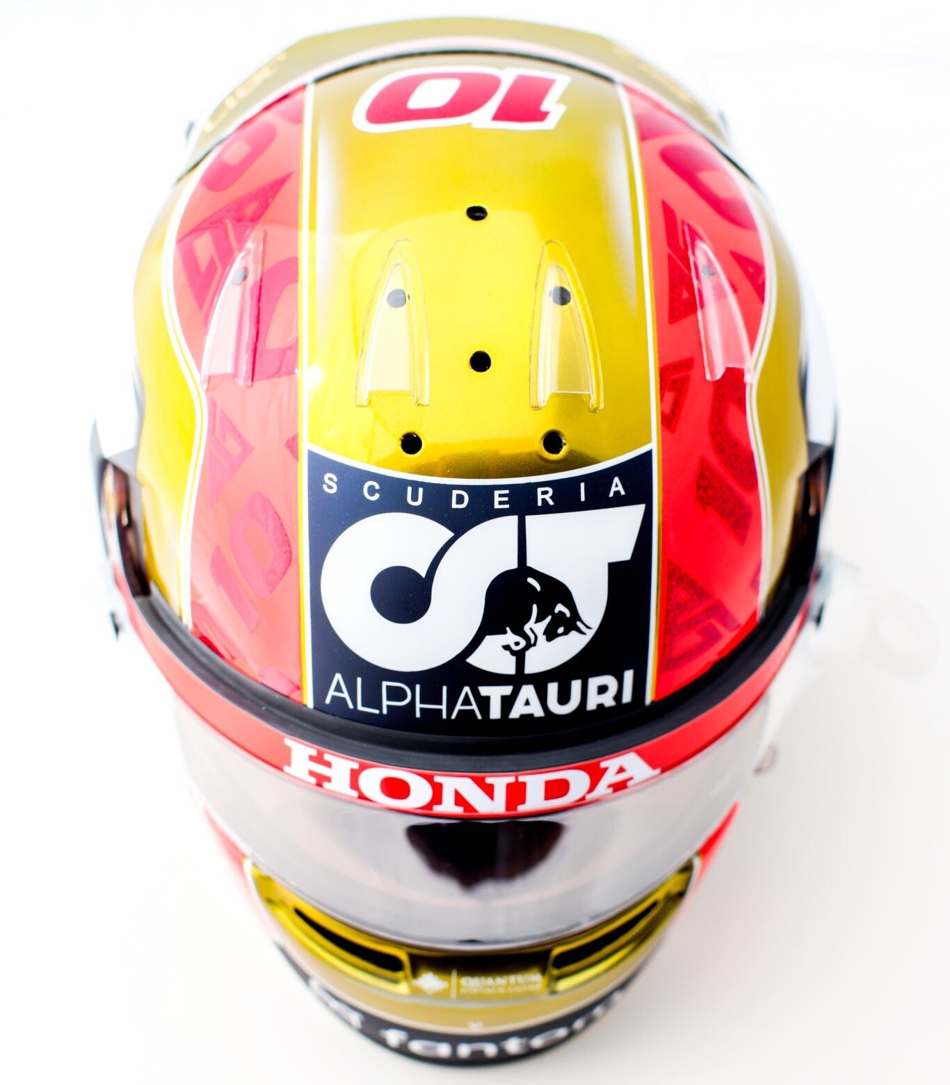 ピエール・ガスリー、モナコ仕様のヘルメット : F1通信jp