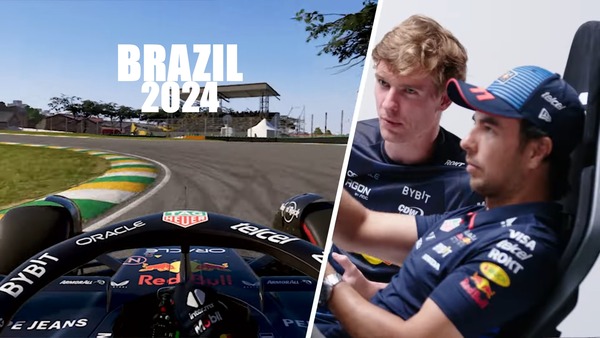 2024年F1サンパウロGP ぺレスのバーチャルラップ