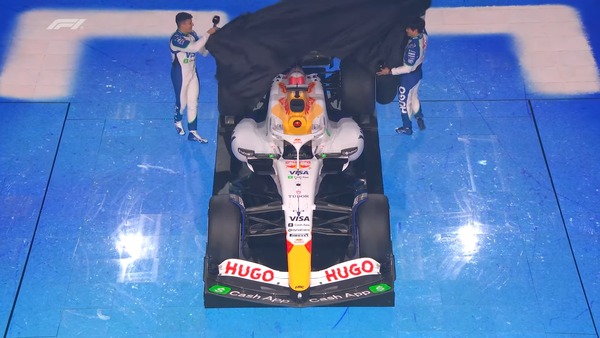 レーシングブルズの2025年F1マシンカラーリング発表:F1 75 Live