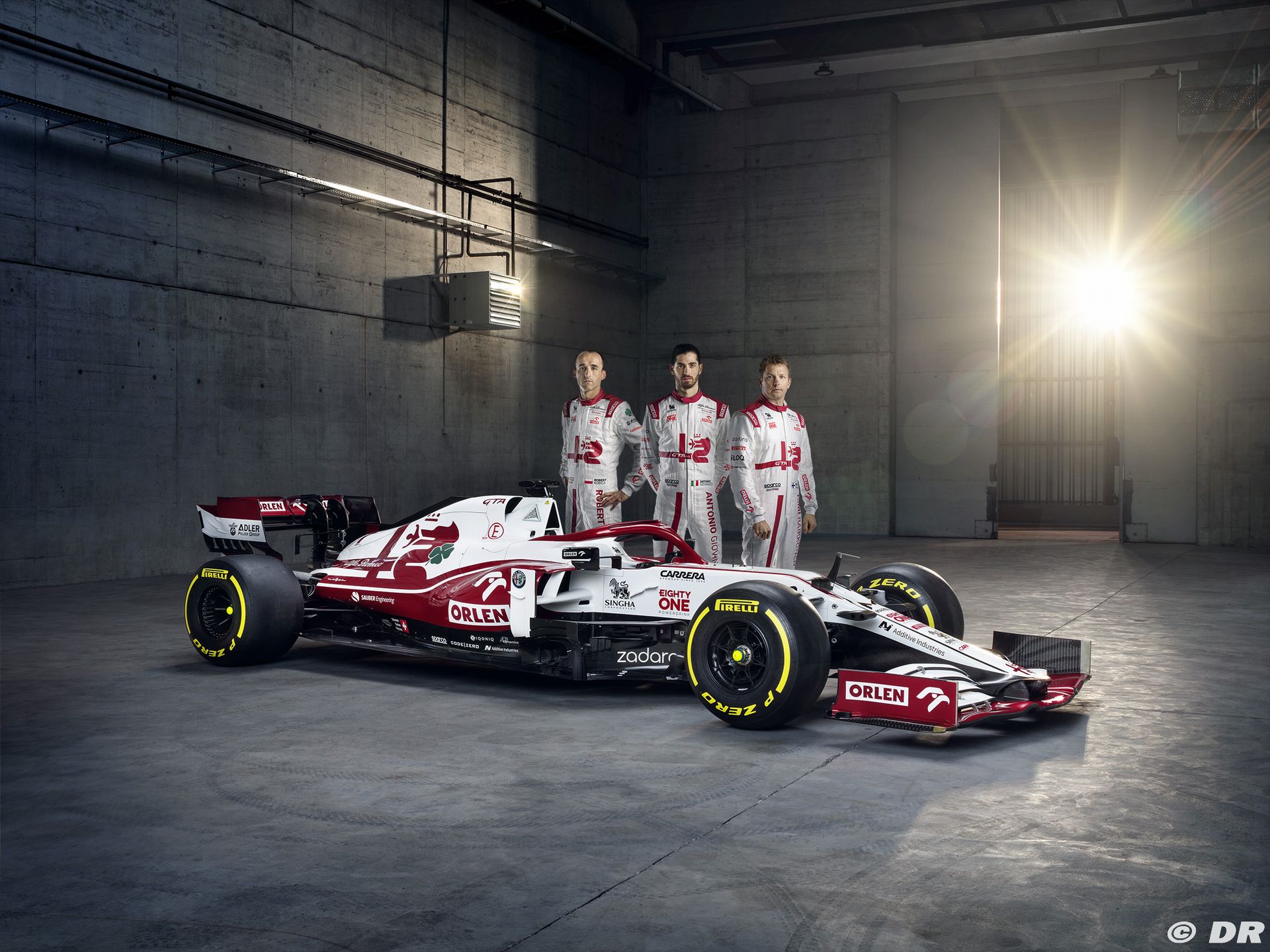 autosport web shop / ミニチャンプス 1/43スケール アルファロメオ レーシング オーレン C41 キミ・ライコネン 2021年  アブダビGP