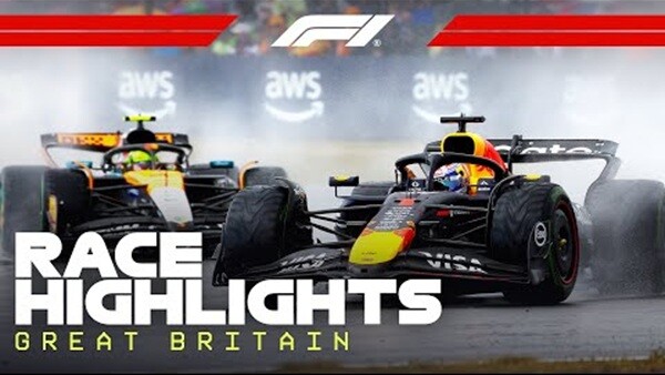 2025年F1イギリスGP 決勝ハイライト