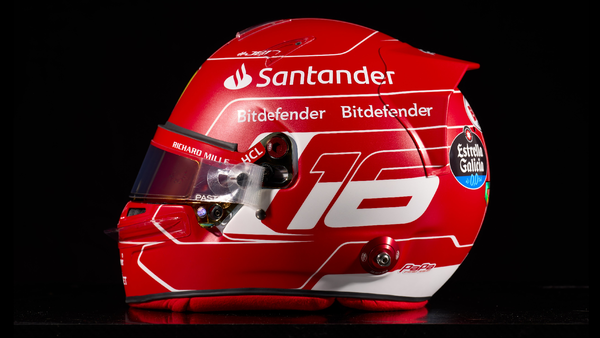 シャルル・ルクレール 2023年F1ヘルメット（BELL製ヘルメット）
