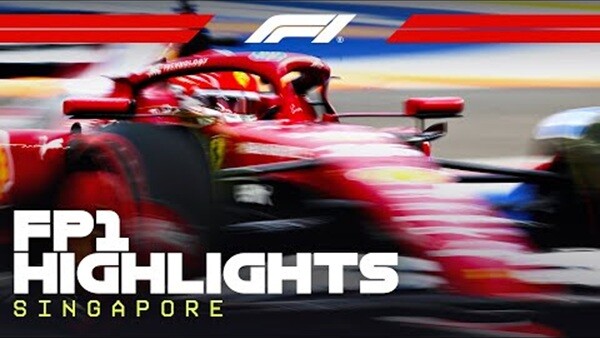 2025年F1シンガポールGP フリー走行1回目ハイライト
