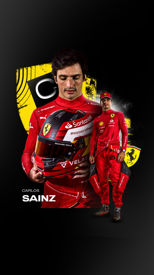 カルロス・サインツJr. 2022年F1ヘルメット