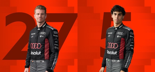 ニコ・ヒュルケンベルグとガブリエル・ボルトレトの2026年F1レーシングスーツ