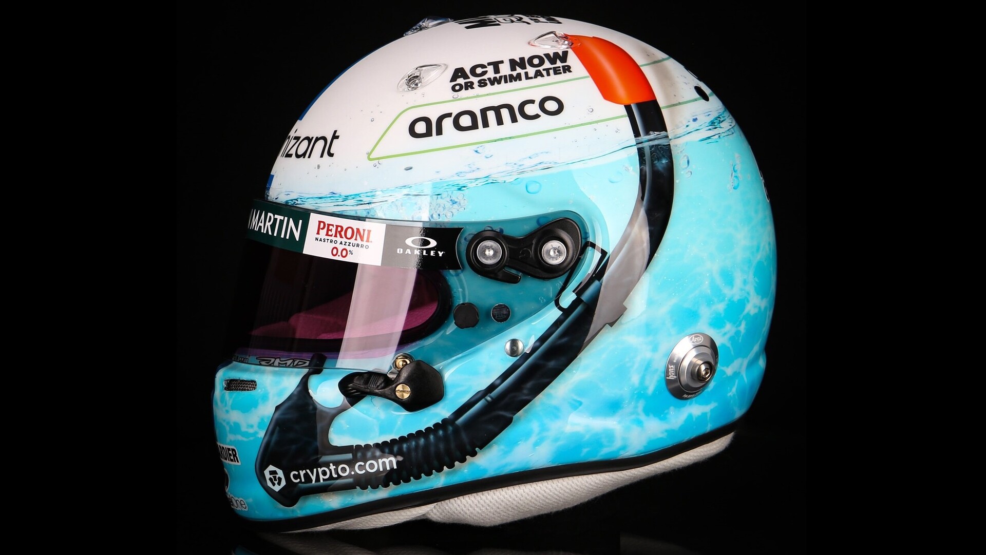 セバスチャン・ベッテル、マイアミ仕様のヘルメット : F1通信jp セバスチャン・ベッテル、マイアミ仕様のヘルメット : F1通信jp