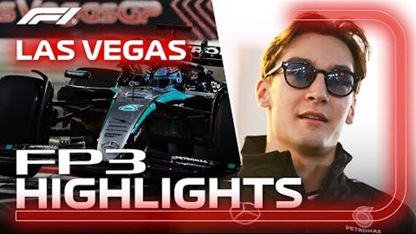 2024年F1ラスベガスGP フリー走行3回目ハイライト