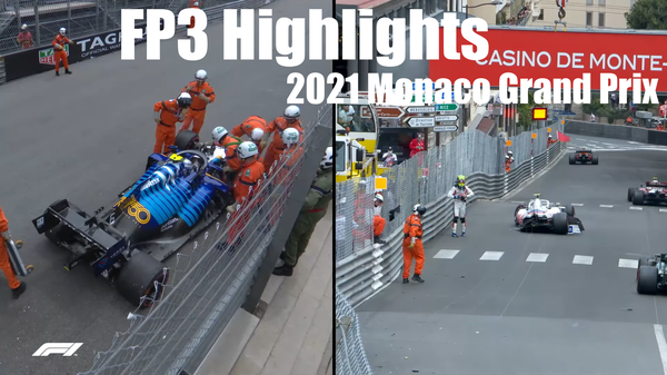 2021年F1モナコGP フリー走行3回目ハイライト