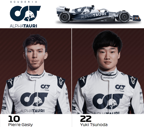ピエール・ガスリー、角田裕毅:スクーデリア・アルファタウリ Scuderia AlphaTauri